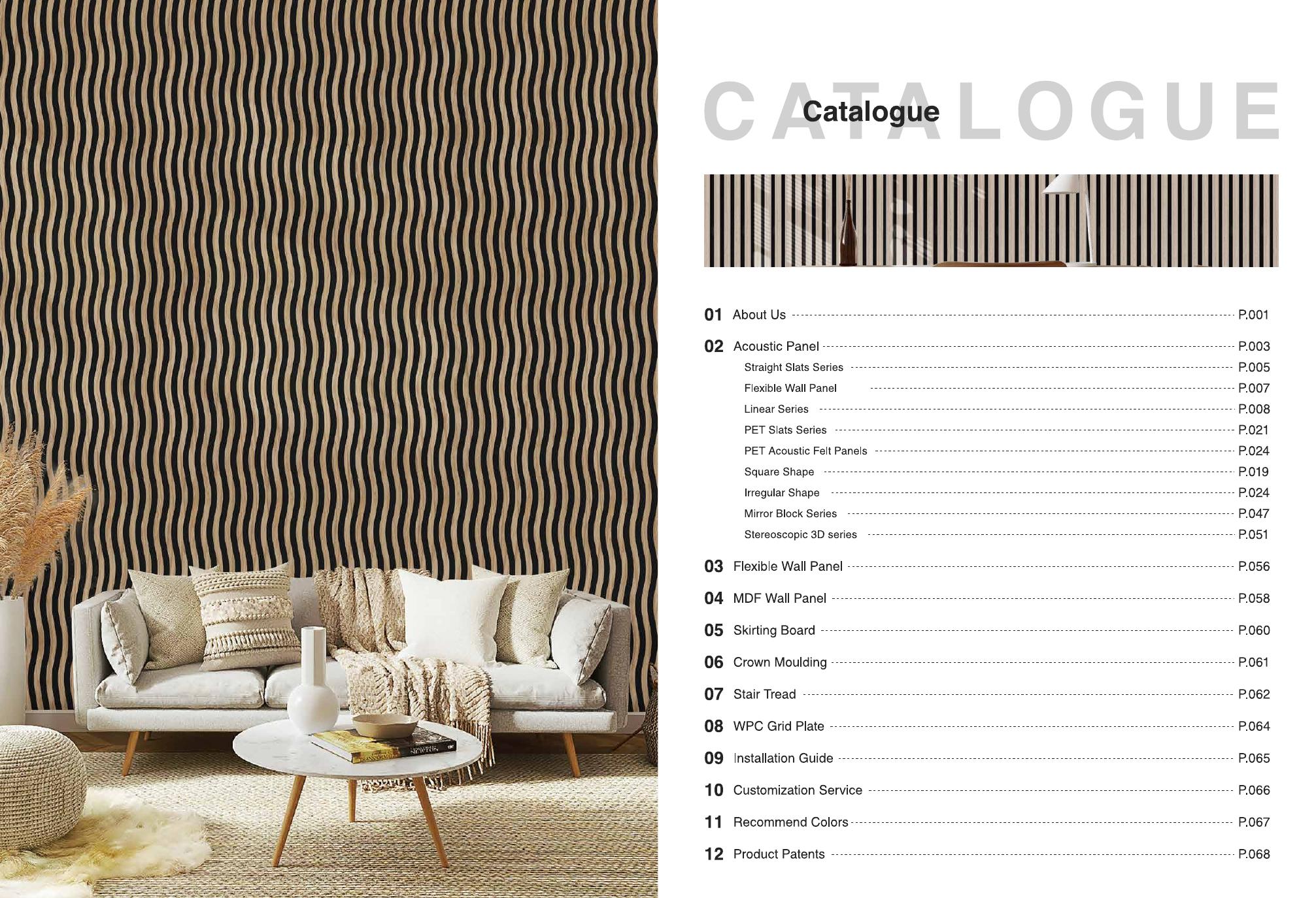 Minfeng acoustic wall panel in a modern interior