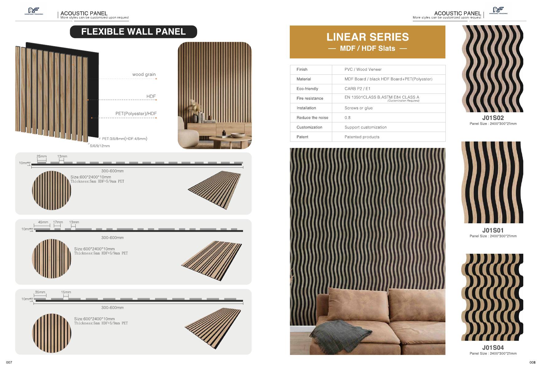 Flexible Wall Panel