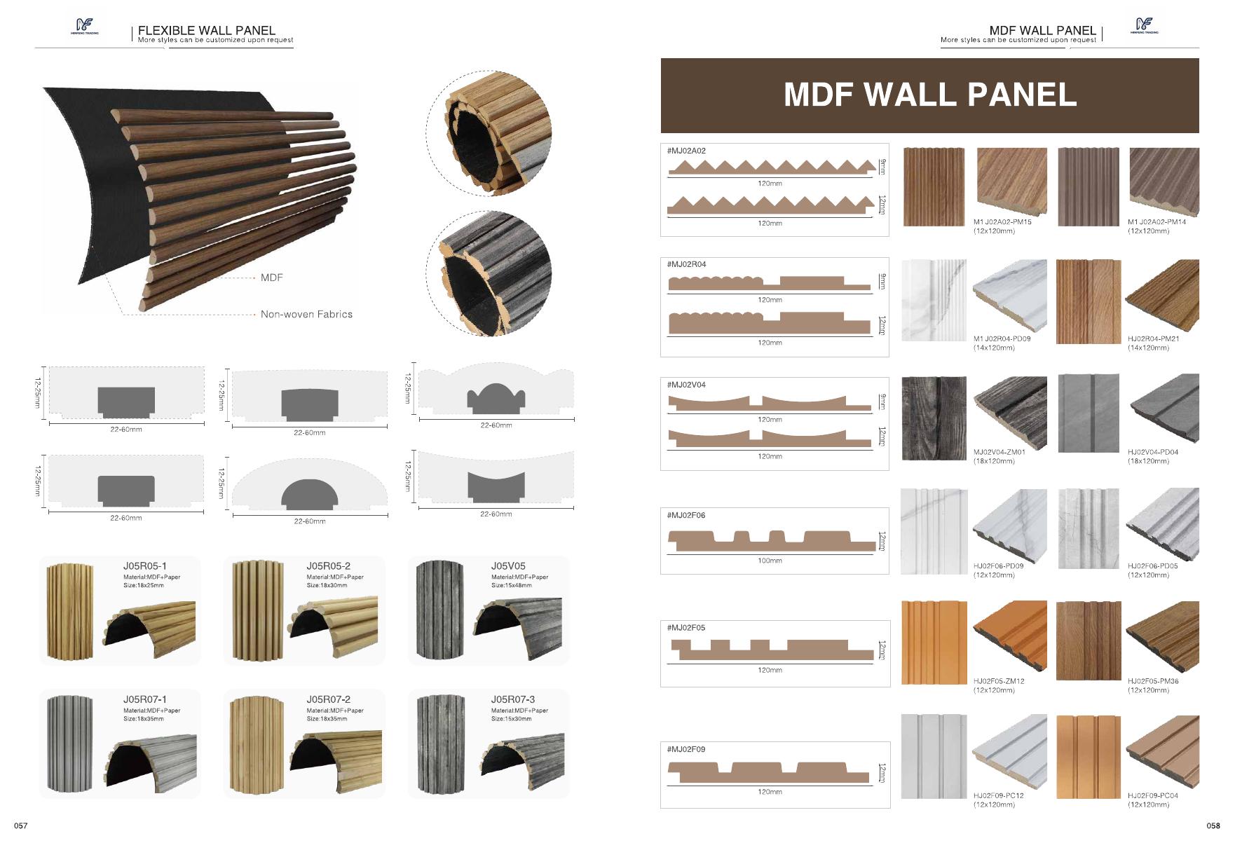 Flexible & MDF Wall Panels